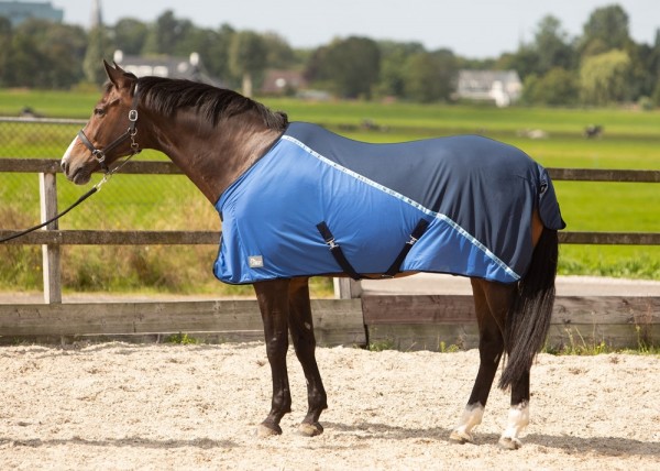 Harry's Horse Mesh-Pro Fliegen und Kühldecke navy