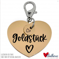 Soulhorse Marke Exclusive "Goldstück" Pferdemarke gold Soulhorse Marke Exclusive "Goldstück" Pferdemarke gold