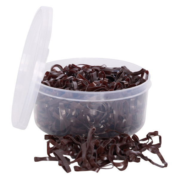 Imperial Riding Mähnengummis braun extra stark