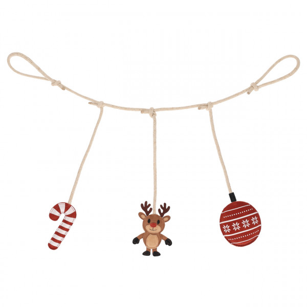QHP Pferdespielzeug Boxaufhänger Weihnachten Rudolph in Geschenkbox