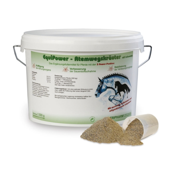 Vetripharm EquiPower - Atemwegskräuter Pulver 1,5kg Eimer