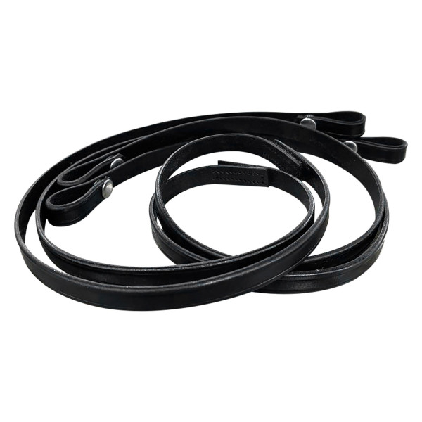 Imperial Riding Lederzügel schwarz für Hobby Horse