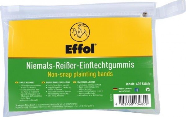 Effol Niemals-Reißer Einflechtgummis farblos