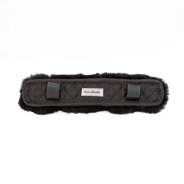 Kavalkade Kopf-, Kinn- und Nasenpolster Lammfell 28 cm, 2 Klett