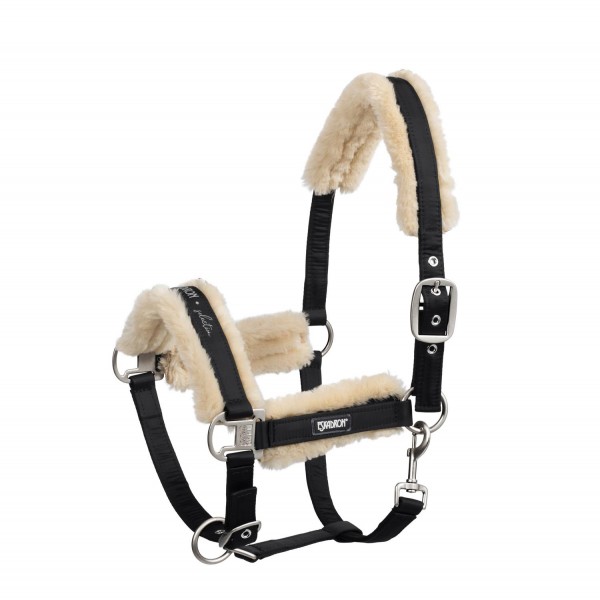 Eskadron Halfter Fauxfur Pin Buckle - schwarz