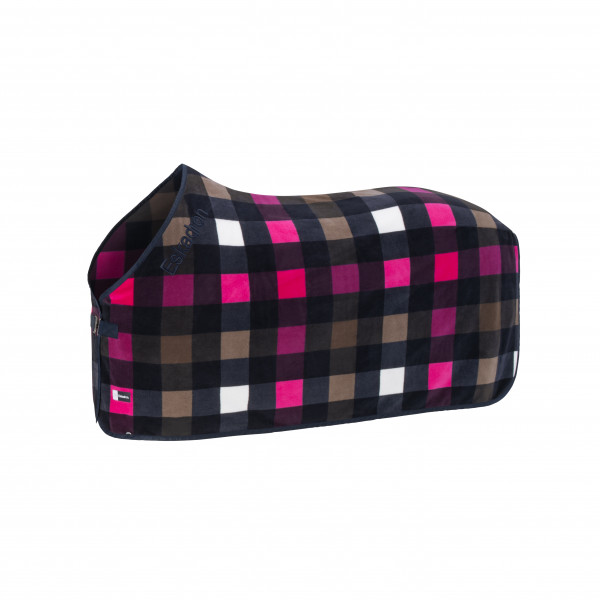 Eskadron Abschwitzdecke Fleece Check navy-white-powdertaupe-lipstick Dynamic 2026