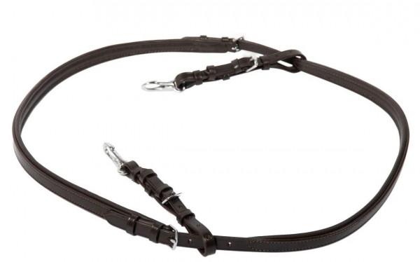 Hans Melzer Halsriemen braun/silber COB/FULL