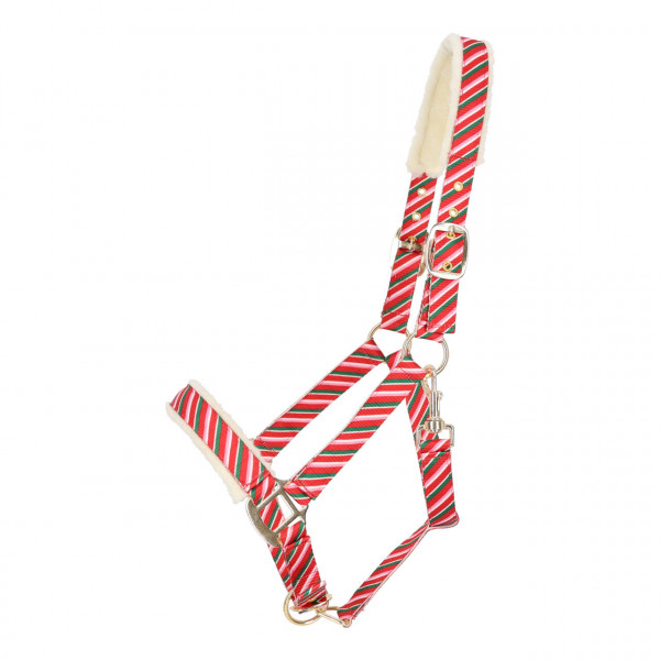QHP Halfter Weihnachten Jolly Stripe