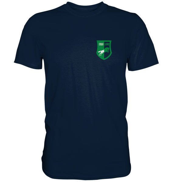 Freizeit Shirt Premium mit Logo - Unisex in navy