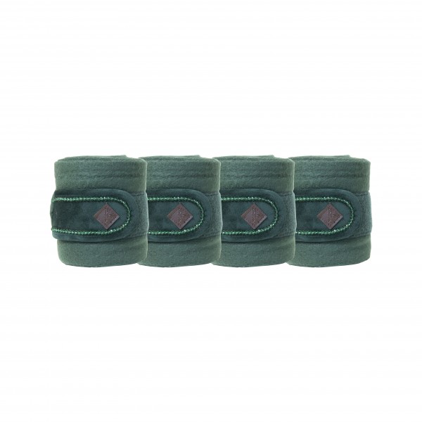Kentucky Fleecebandagen Velvet Pearls Bandagen - dunkelgrün