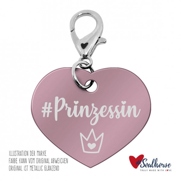 Soulhorse Marke "Prinzessin" Pferdemarke rosé