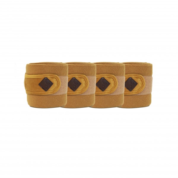 Kentucky Polarfleece Bandagen Velvet - senf gelb